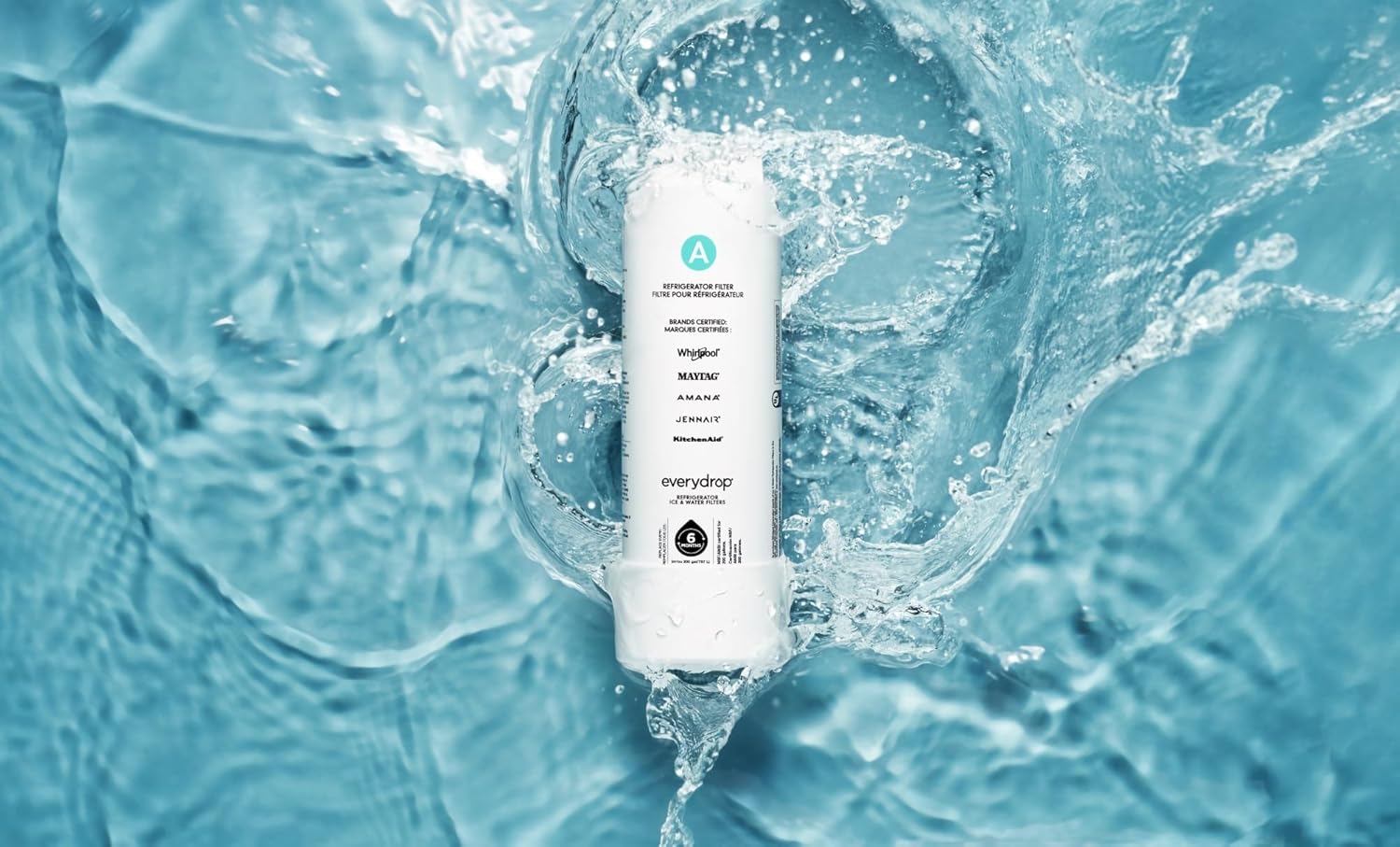 Everydrop EDRARXD1 Ice and Water Refrigerator Filter by Whirlpool