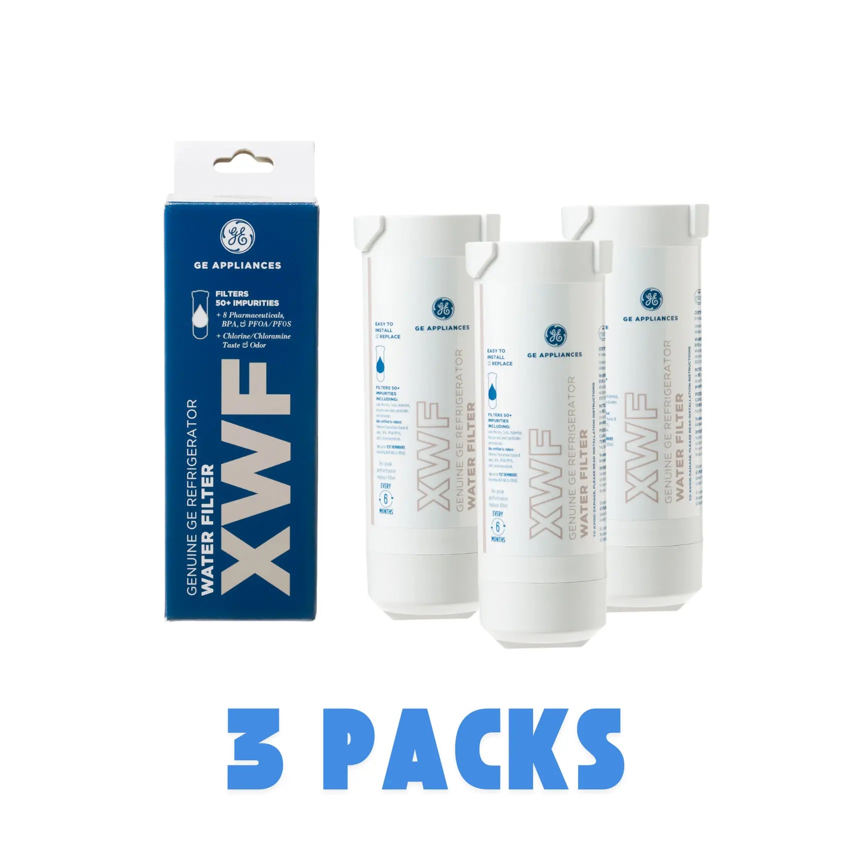 GE XWF Water Filter 3 pack