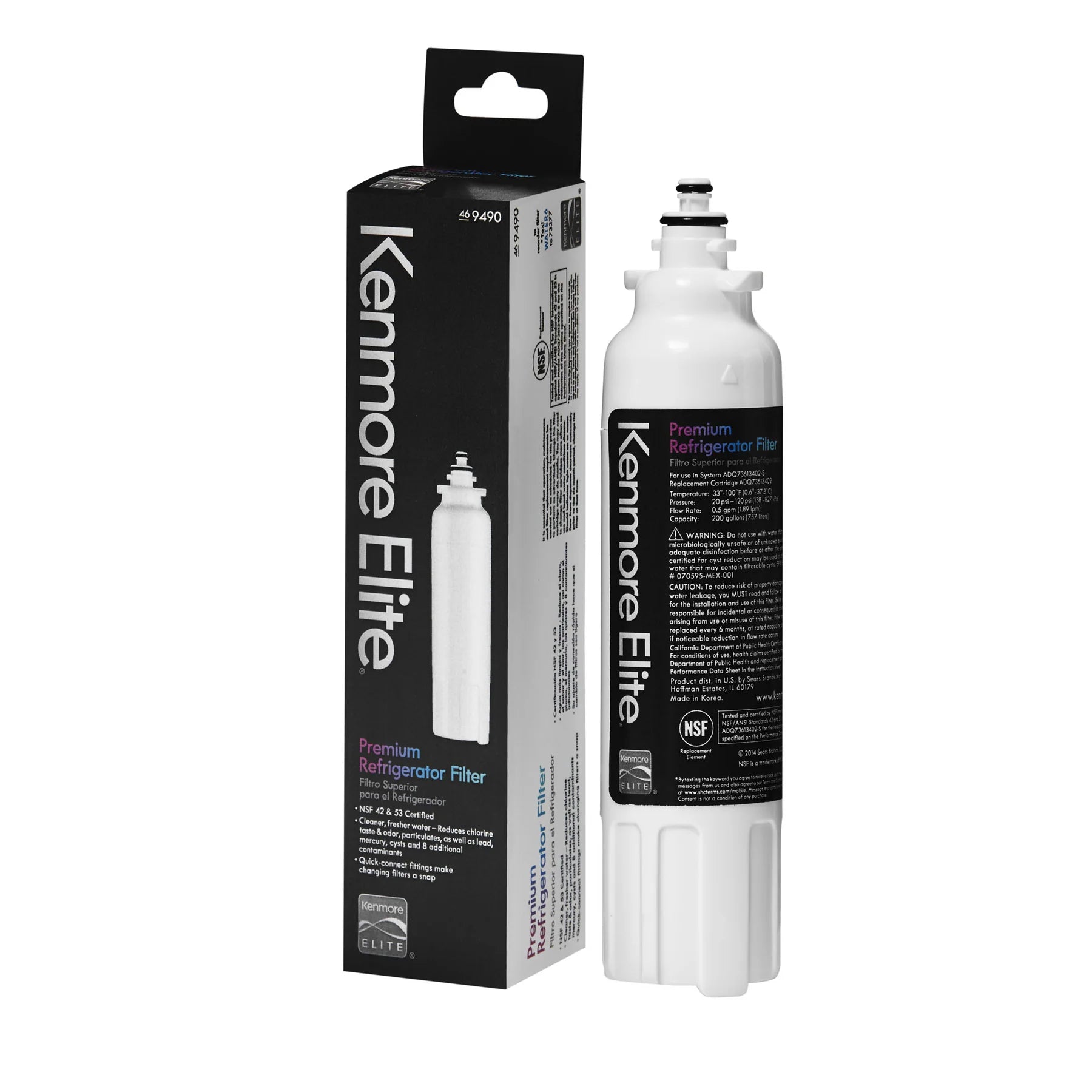 Kenmore Elite 9490 Original OEM Refrigerator Water Filter