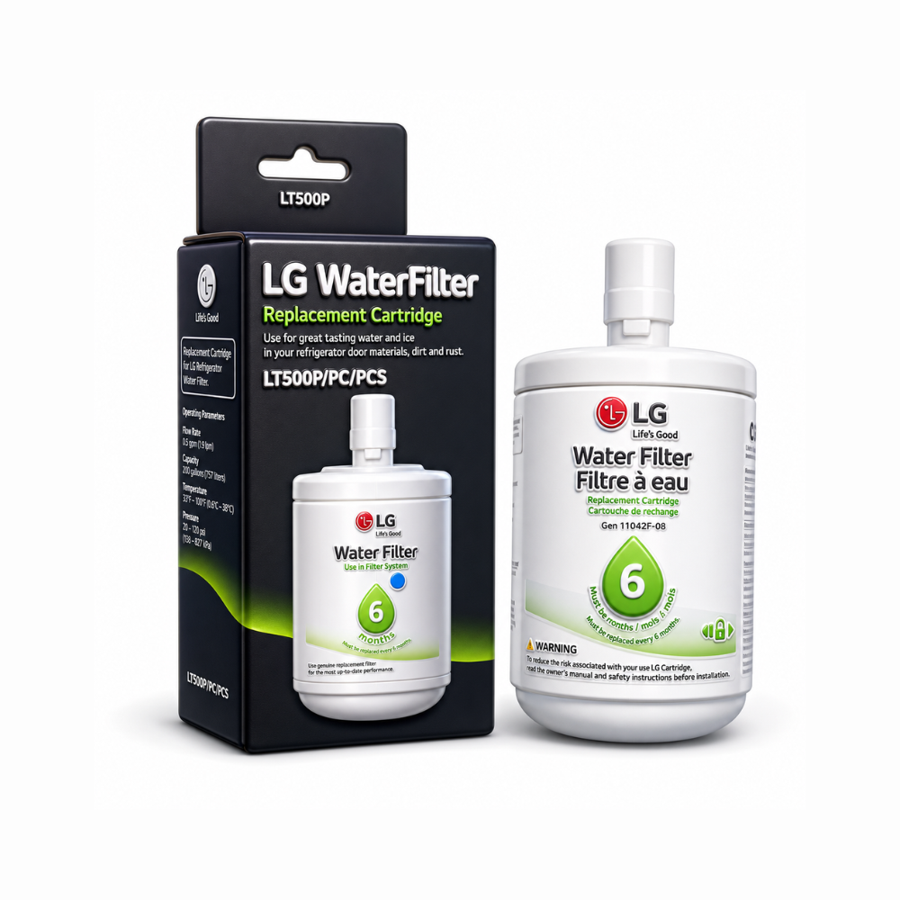 LG® LT500P Refrigerator Water Filter Replacement – 6 Month / 500 Gallon Capacity